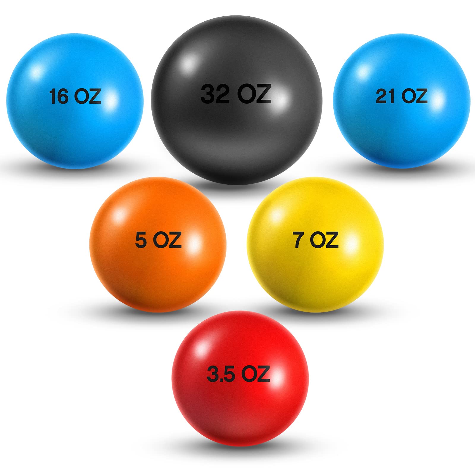 6 Pcs Weighted Plyo Training Balls