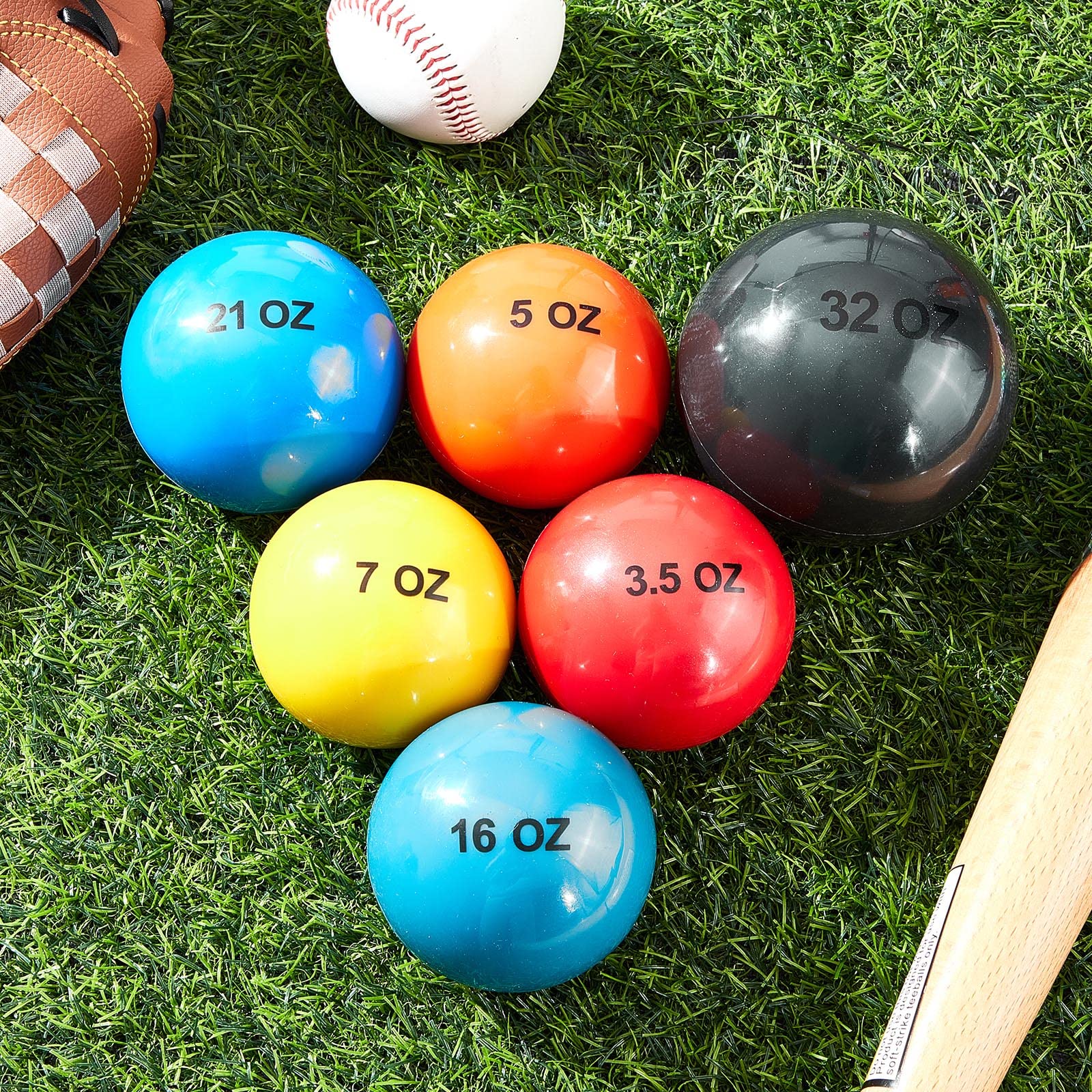 6 Pcs Weighted Plyo Training Balls